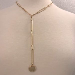 Rebecca Minkoff gold necklace. NWT
